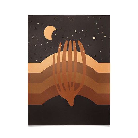 Iveta Abolina Desert Moon Phase IV Poster