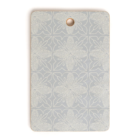 Iveta Abolina Dotted Tile Pale Blue Cutting Board Rectangle