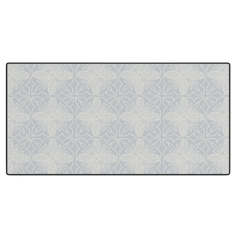 Iveta Abolina Dotted Tile Pale Blue Desk Mat