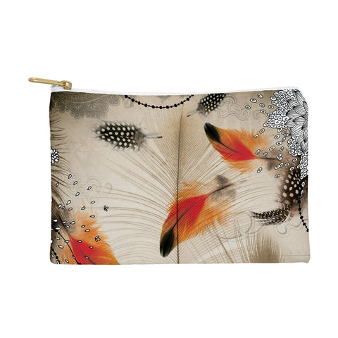 Iveta Abolina Feather Dance Pouch