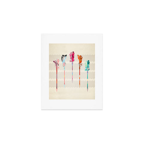 Iveta Abolina Feathered Arrows Art Print