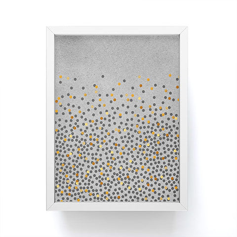 Iveta Abolina Gray Splash Framed Mini Art Print