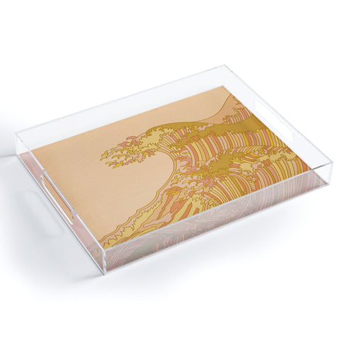 Iveta Abolina Japanese Sunny Wave Acrylic Tray