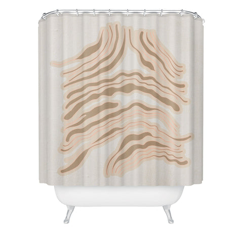 Iveta Abolina Liquid Lines Series 1 Shower Curtain