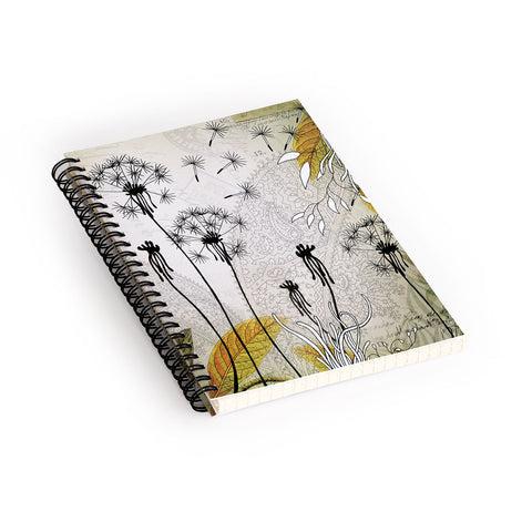 Iveta Abolina Little Dandelion Spiral Notebook