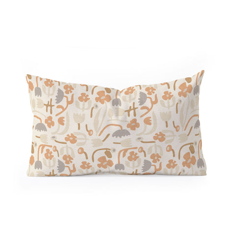 Iveta Abolina Matisse Garden Neutral Oblong Throw Pillow