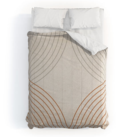 Iveta Abolina Mid Century Line Art III Comforter