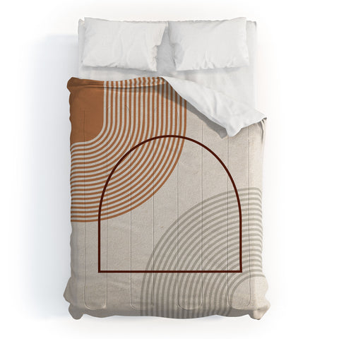 Iveta Abolina Mid Century Line Art IV Comforter