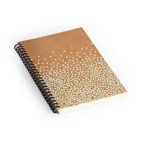 Iveta Abolina Mint Splash Spiral Notebook