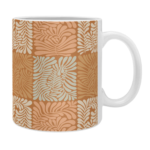 Iveta Abolina Modern Botanical Check Coffee Mug