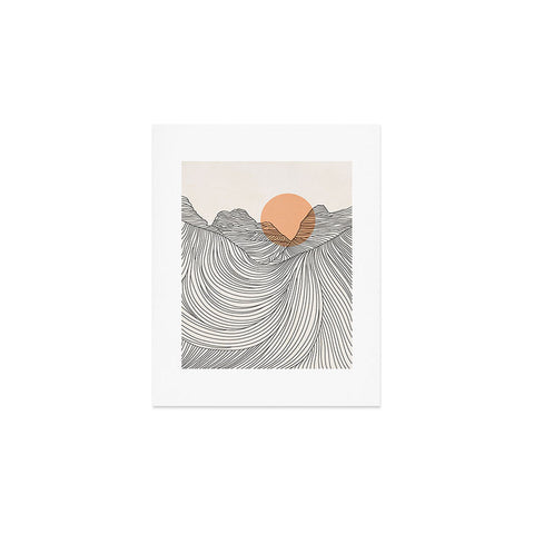 Iveta Abolina Mountain Line Series No 2 Art Print
