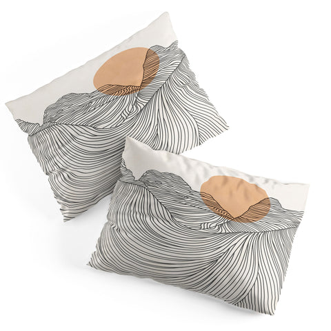 Iveta Abolina Mountain Line Series No 2 Pillow Shams