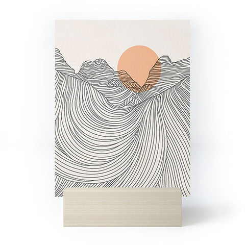 Iveta Abolina Mountain Line Series No 2 Mini Art Print