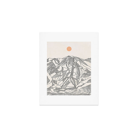 Iveta Abolina Mountain Line Series No 4 Art Print