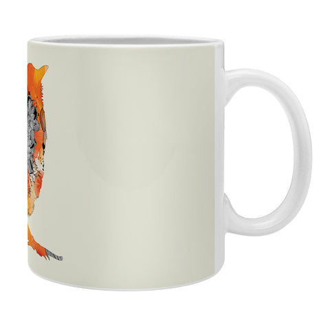 Iveta Abolina Orange Bird Coffee Mug
