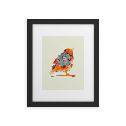 Iveta Abolina Orange Bird Framed Art Print