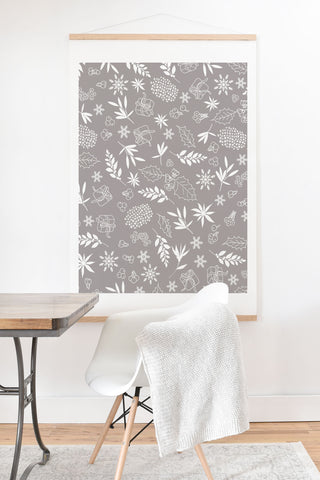 Iveta Abolina Oslo Winter Tan Art Print And Hanger
