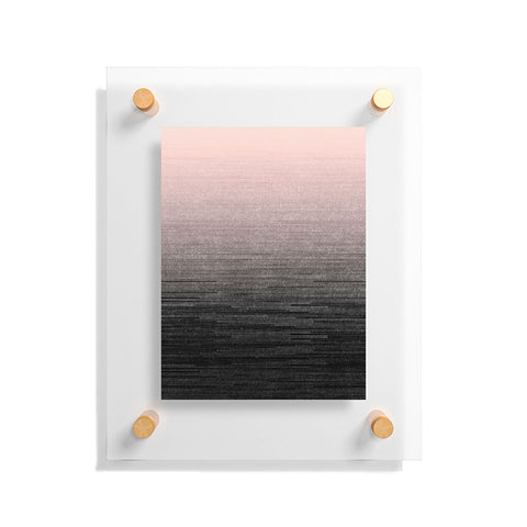 Iveta Abolina Peach Blush Ombre Floating Acrylic Print