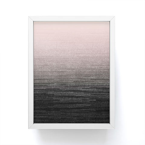 Iveta Abolina Peach Blush Ombre Framed Mini Art Print