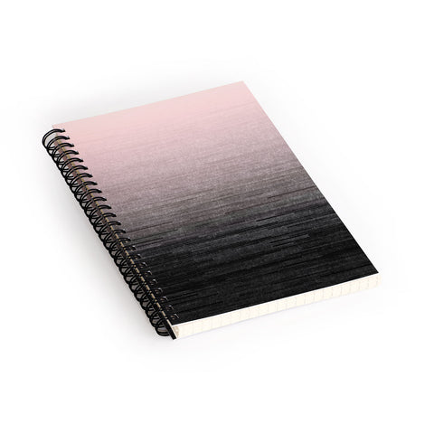 Iveta Abolina Peach Blush Ombre Spiral Notebook