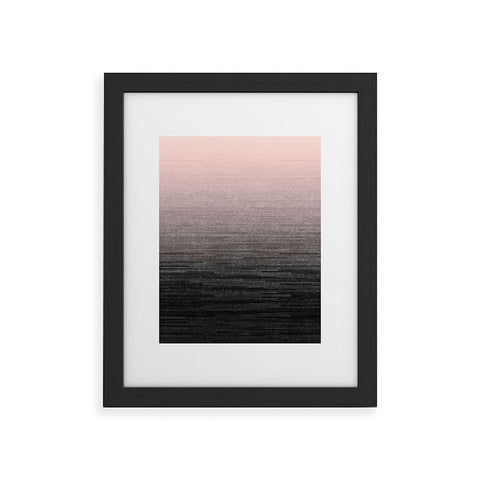 Iveta Abolina Peach Blush Ombre Framed Art Print