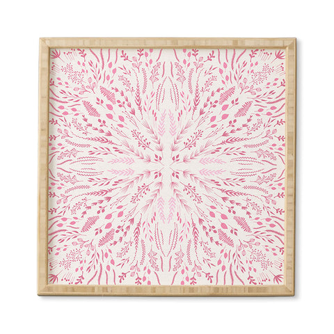 Iveta Abolina Pink Maze Framed Wall Art
