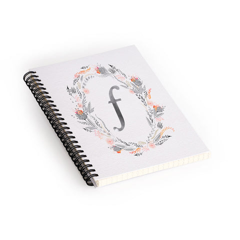 Iveta Abolina Pink Summer v2 F Spiral Notebook