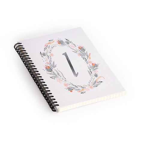 Iveta Abolina Pink Summer v2 L Spiral Notebook