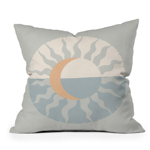 Iveta Abolina Seafoam Sunset Throw Pillow