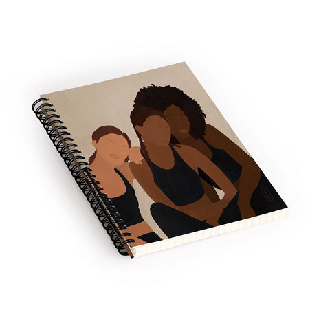 Iveta Abolina Sisters Spiral Notebook