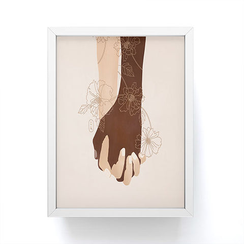 Iveta Abolina Stronger Together Framed Mini Art Print