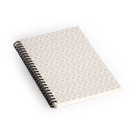Iveta Abolina Sun and Arches Neutral Spiral Notebook