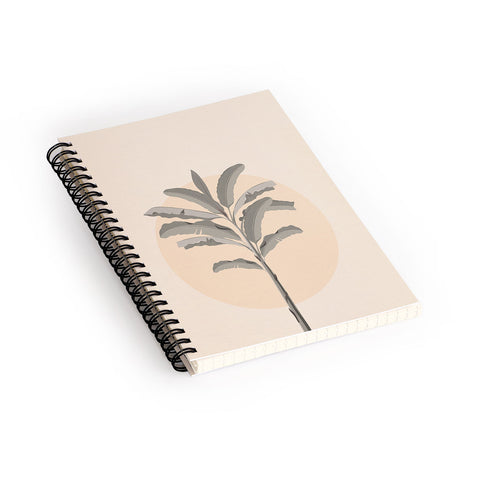 Iveta Abolina Sunrise Tan Spiral Notebook