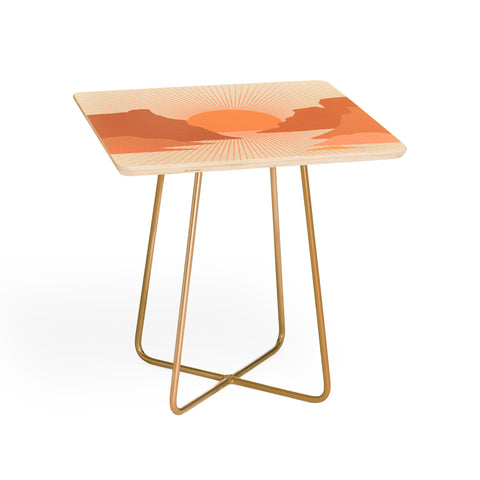 Iveta Abolina Valley Sunset Coral Side Table