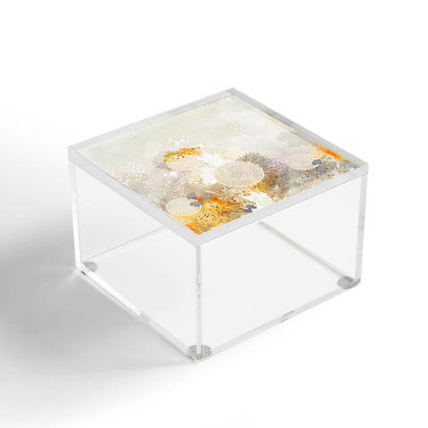 Iveta Abolina White Velvet Acrylic Box