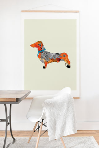 Iveta Abolina Wiener Dog Art Print And Hanger