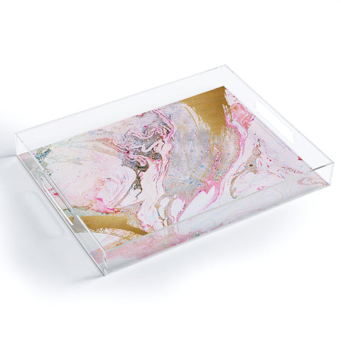 Iveta Abolina Winter Marble Acrylic Tray