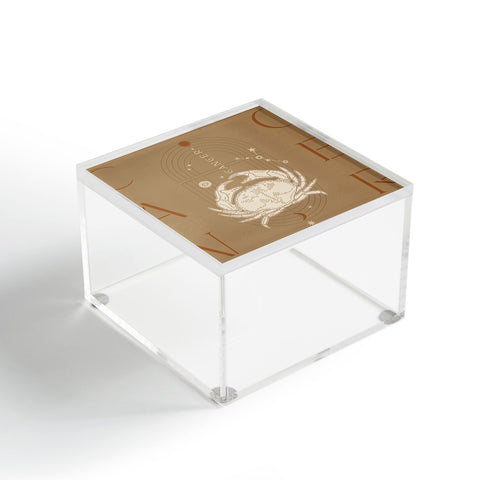 Iveta Abolina Zodiac Art Cancer Acrylic Box