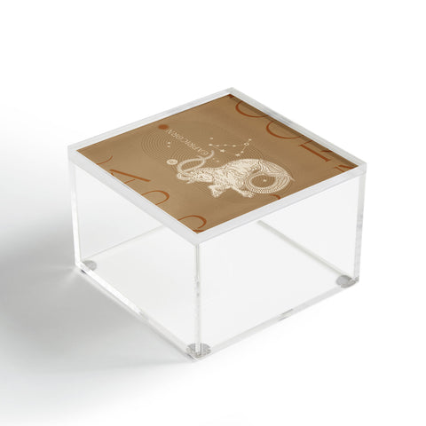 Iveta Abolina Zodiac Art Capricorn Acrylic Box