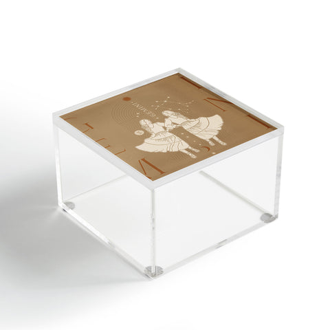 Iveta Abolina Zodiac Art Gemini Acrylic Box