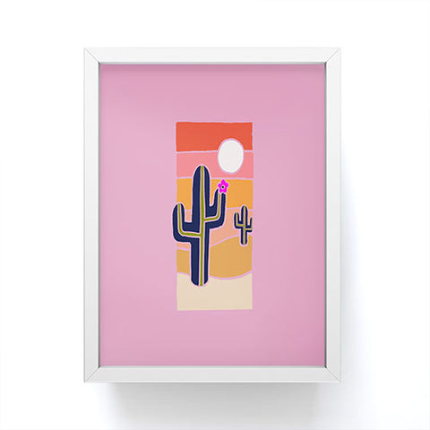 Jaclyn Caris Cactus 2 Framed Mini Art Print