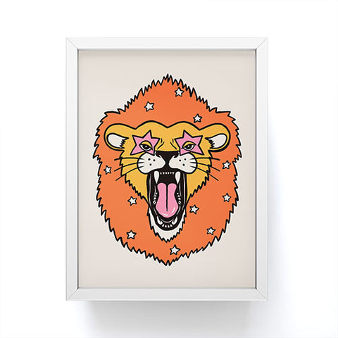Jaclyn Caris Lion 2 Framed Mini Art Print