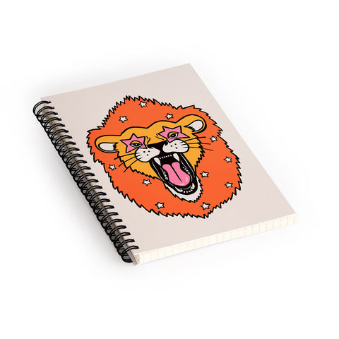 Jaclyn Caris Lion 2 Spiral Notebook