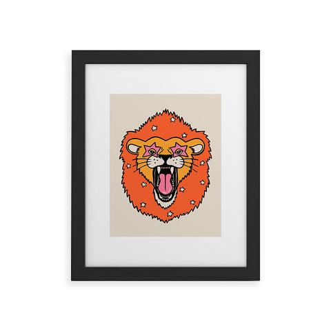 Jaclyn Caris Lion 2 Framed Art Print