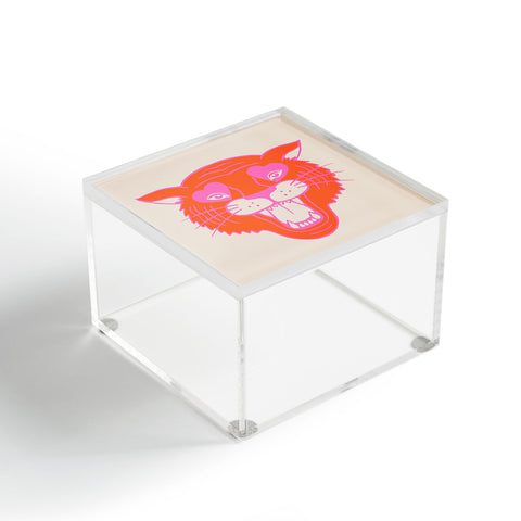 Jaclyn Caris Neon Tiger Acrylic Box