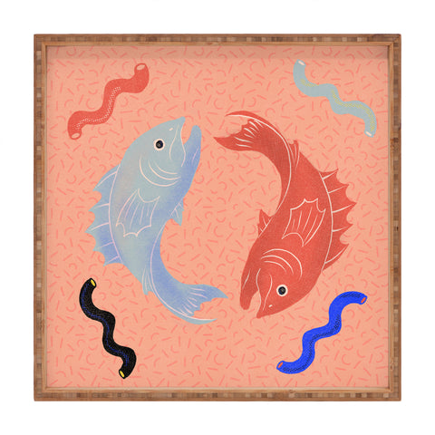 Jaclyn Caris Pisces 3 Square Tray