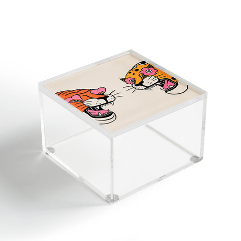 Jaclyn Caris Tiger Cheetah Acrylic Box