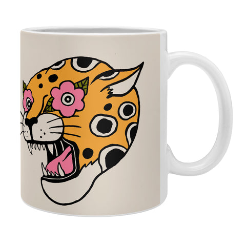 Jaclyn Caris Tiger Cheetah Coffee Mug