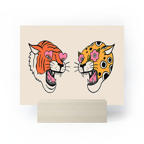 Jaclyn Caris Tiger Cheetah Mini Art Print