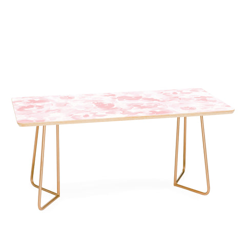 Jacqueline Maldonado Abstract Flora Millennial Pink Coffee Table